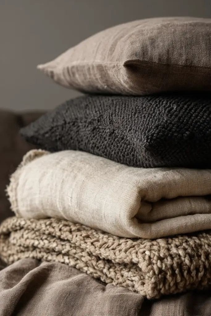 Soft throws styled for comfortable everyday interiors