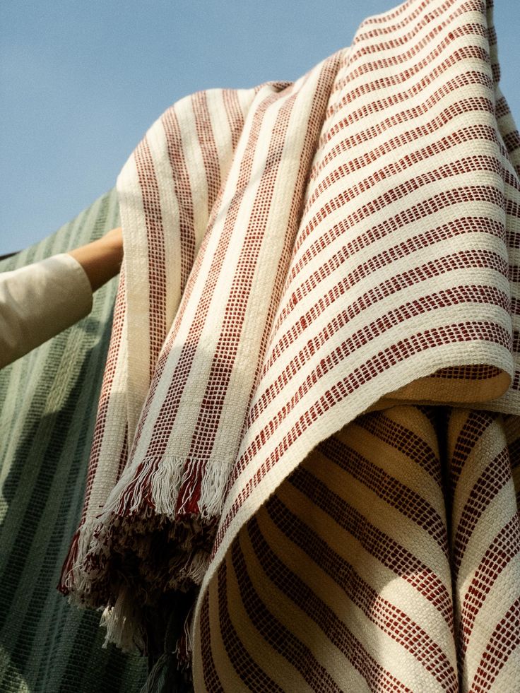 Close view of textile texture and pattern