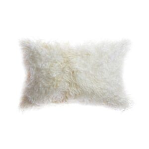 Curly Goat Fur Plush Pillow