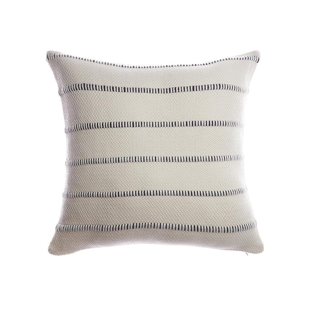 Multicolor Stripe Wool Lumbar Pillow - Image 3
