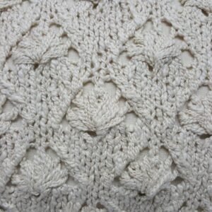 Crochet Cotton Palm Pattern Pillow