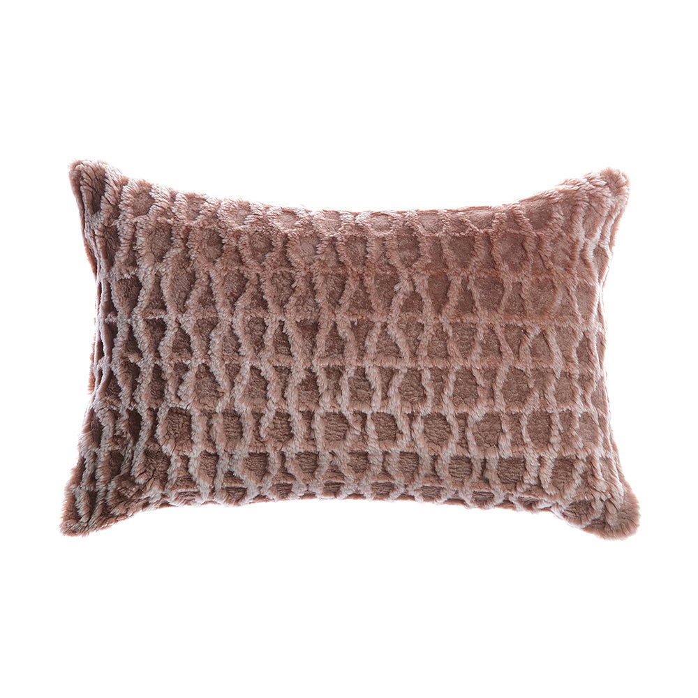 Handcrafted Sculpted Shearling Pillow - Image 2