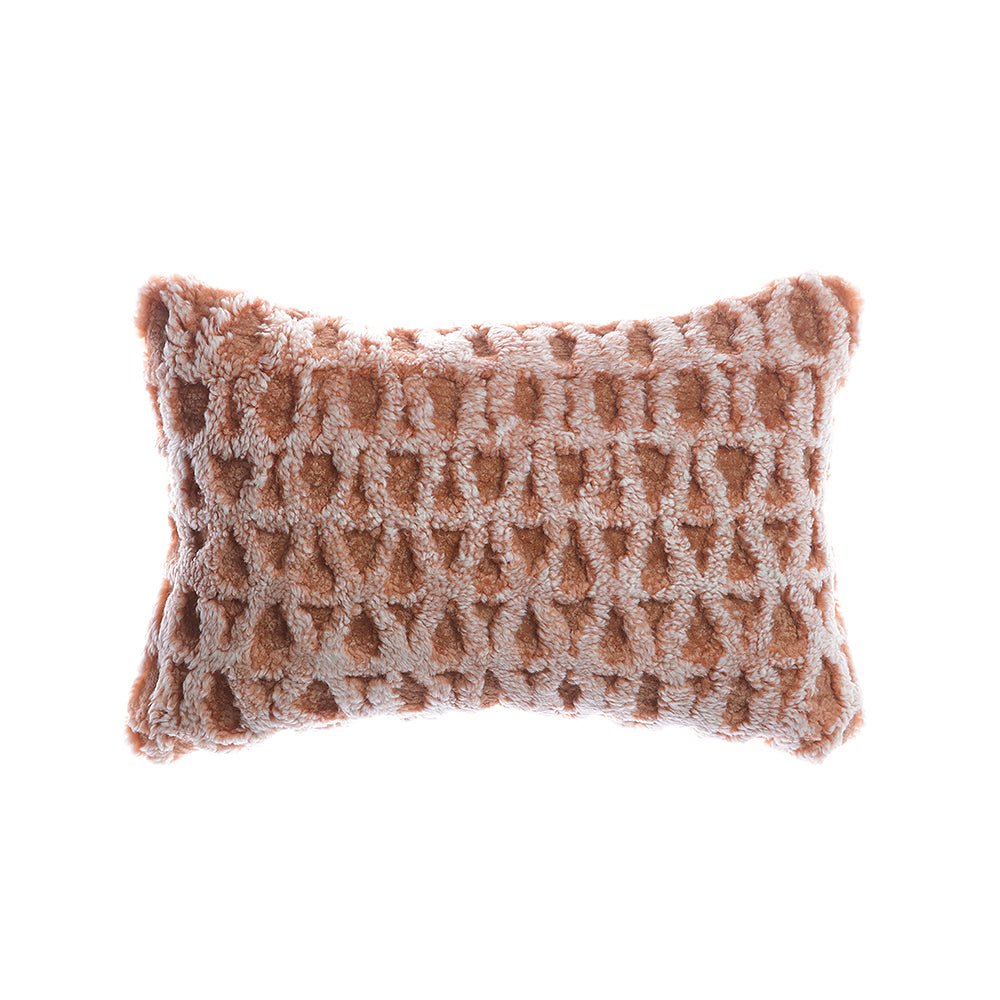 Handcrafted Sculpted Shearling Pillow - Image 4