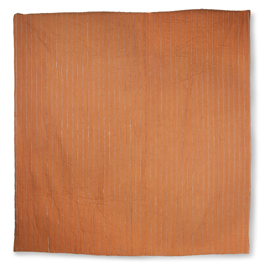 Patched cotton striped duvet - Image 3
