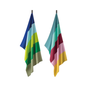 Striped kitchen towels (set of 2)